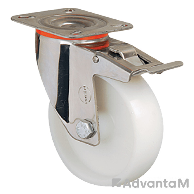 Колесо нейлоновое EM01 ZKZ 100 F (INOX)