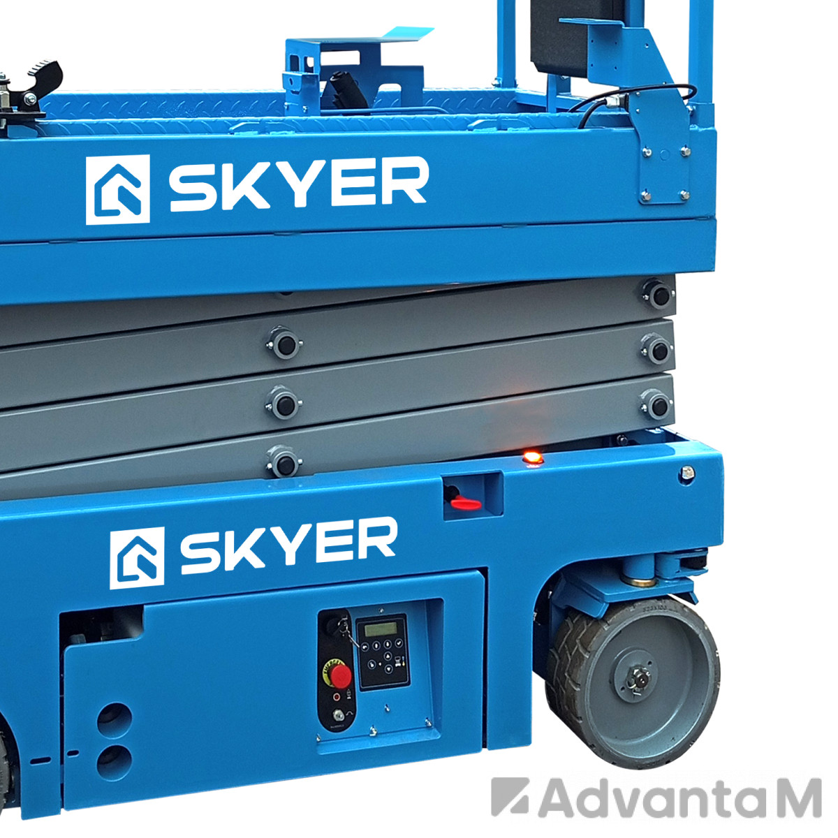 Самоходный ножничный подъемник с выдвижной платформой SKYER PL0823 Li M - 4