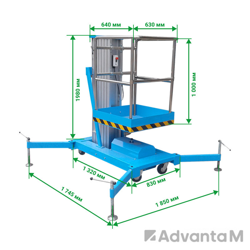 Одномачтовый подъемник PROLIFT GTWY6-100 AC - 2