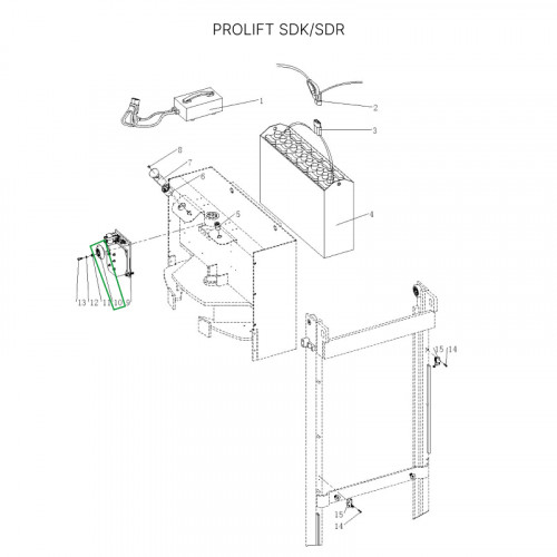 1 - Контроллер Сurtis для SDR/SDK (li-ion) 1.6-2 т 0